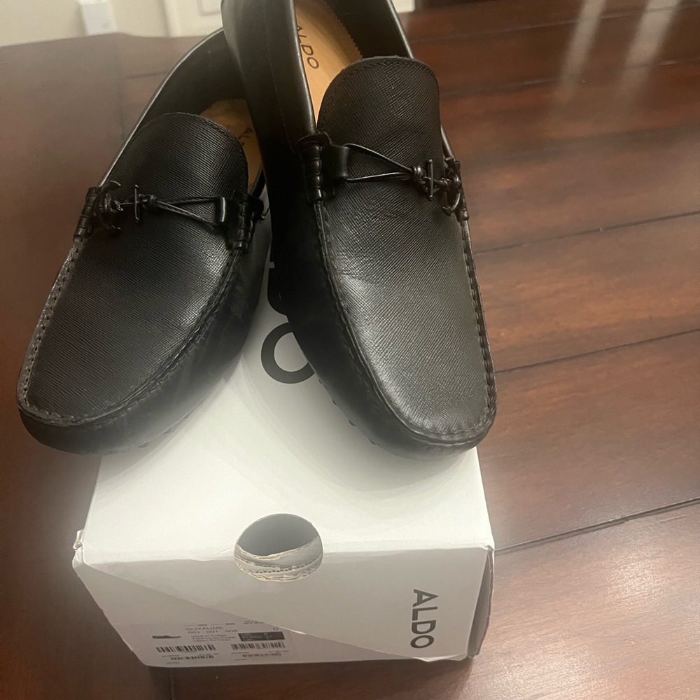 ALDO Men's Elegant Black Slip-On Loafers